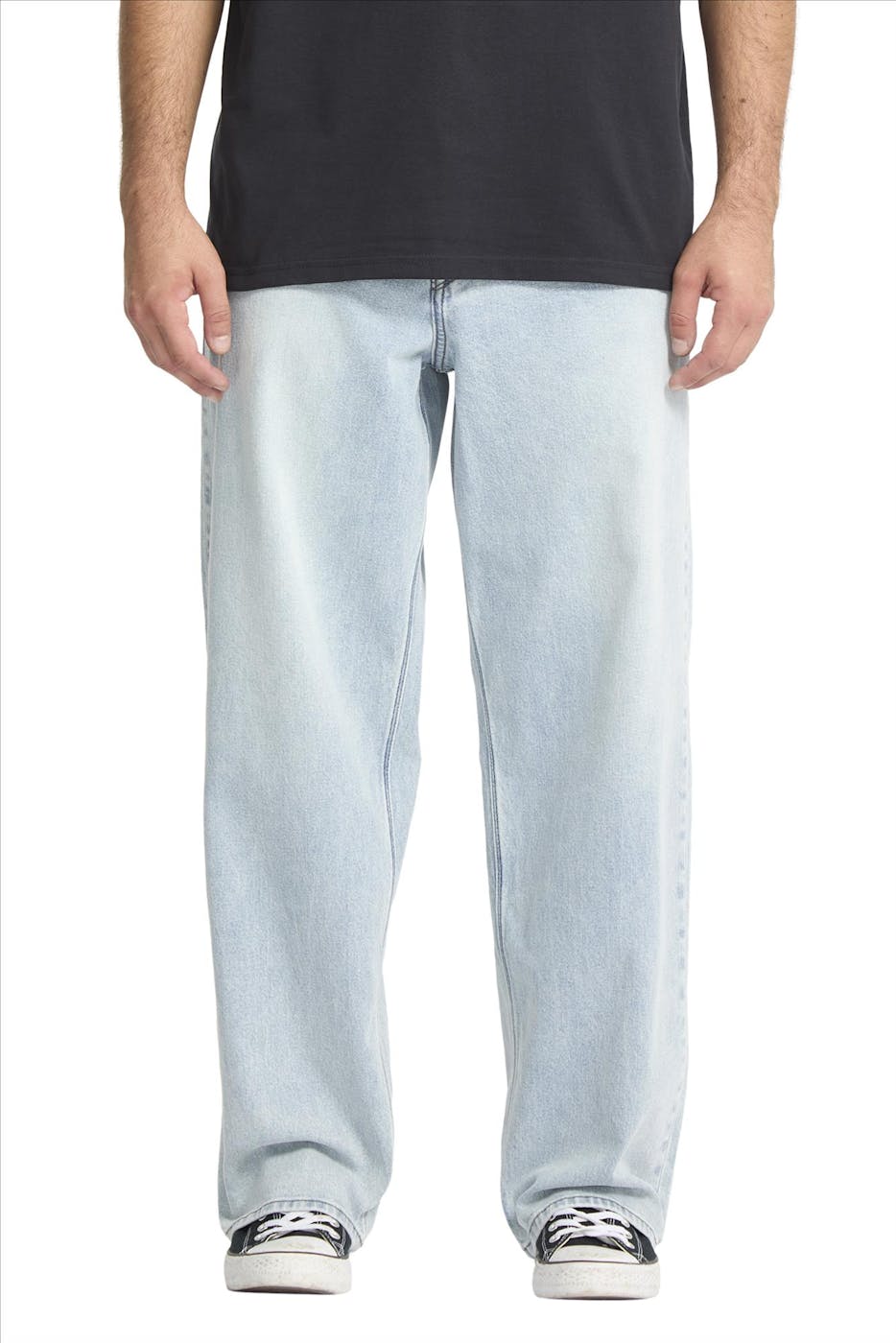 Volcom - Lichtblauwe Billow Baggy jeans