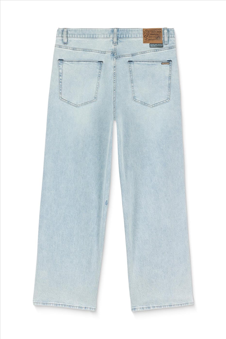 Volcom - Lichtblauwe Billow Baggy jeans
