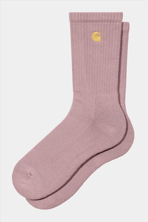 Carhartt WIP - Roze Chase sokken, maat 39-46