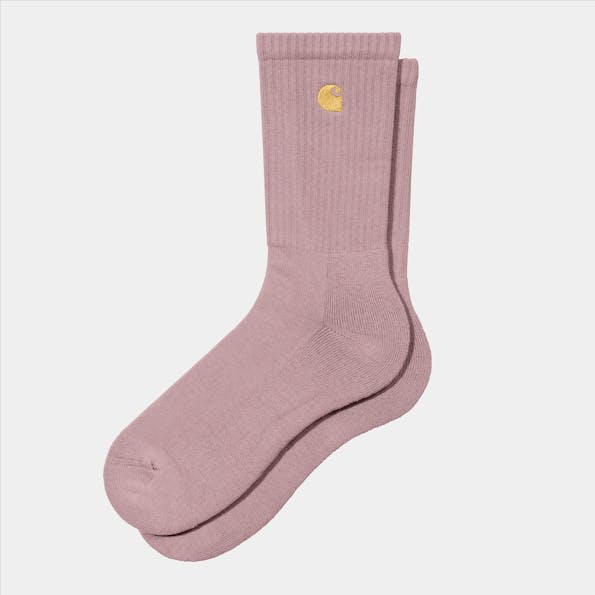 Carhartt WIP - Roze Chase sokken, maat 39-46