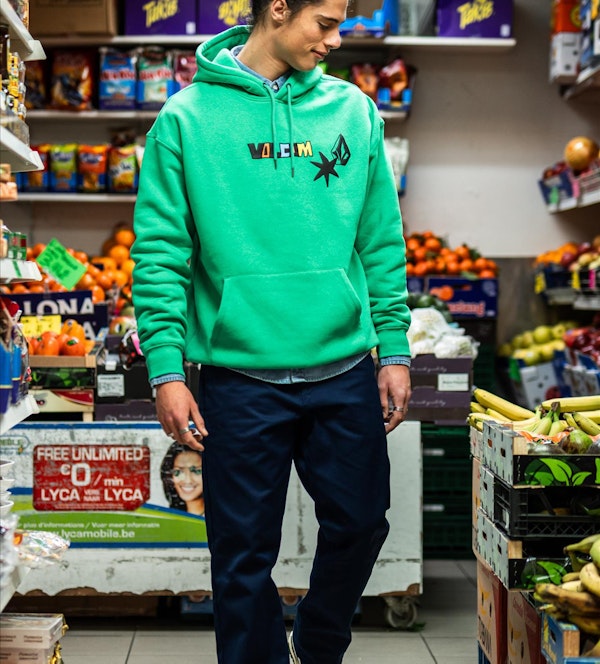 Volcom - Groene Bob Mollema hoodie