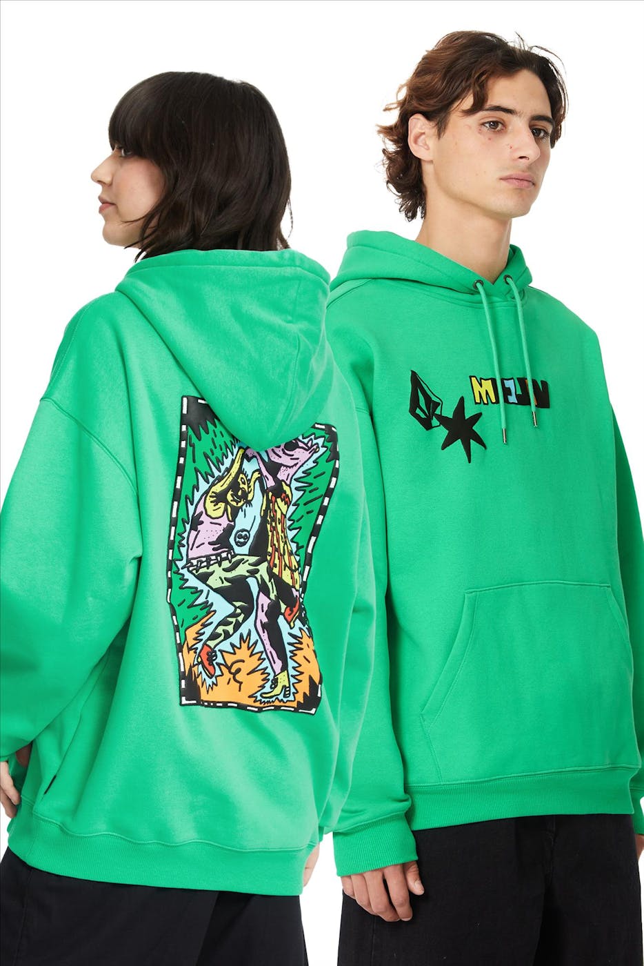 Volcom - Groene Bob Mollema hoodie