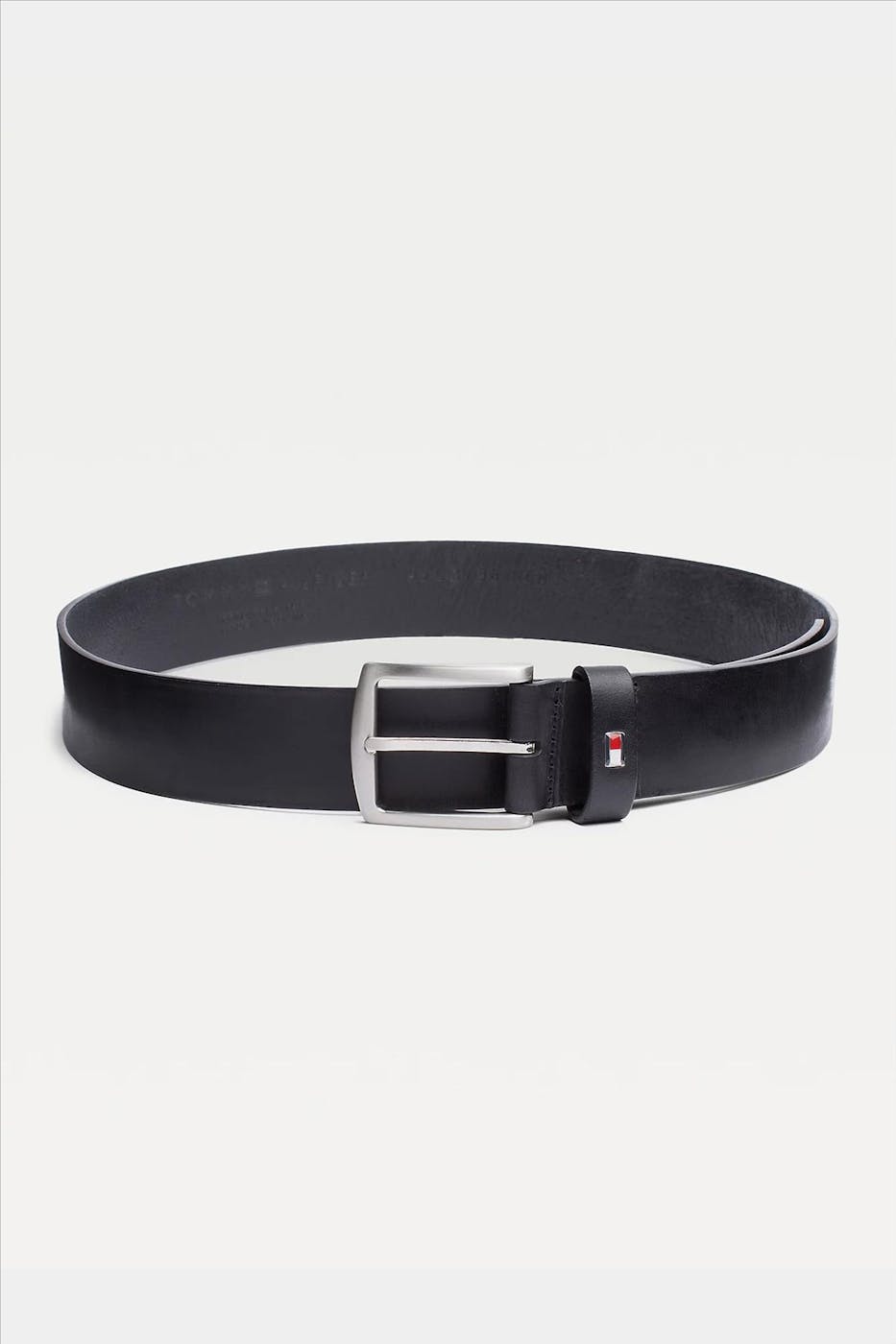 Tommy Jeans - Zwarte Denton riem