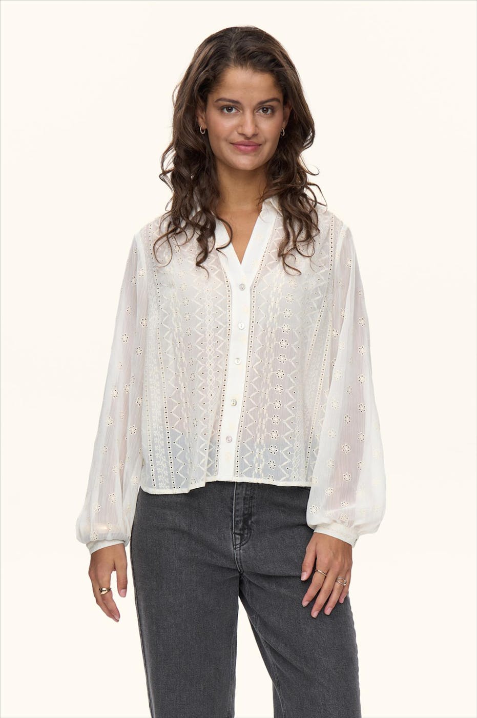 Nümph - Beige Laure blouse