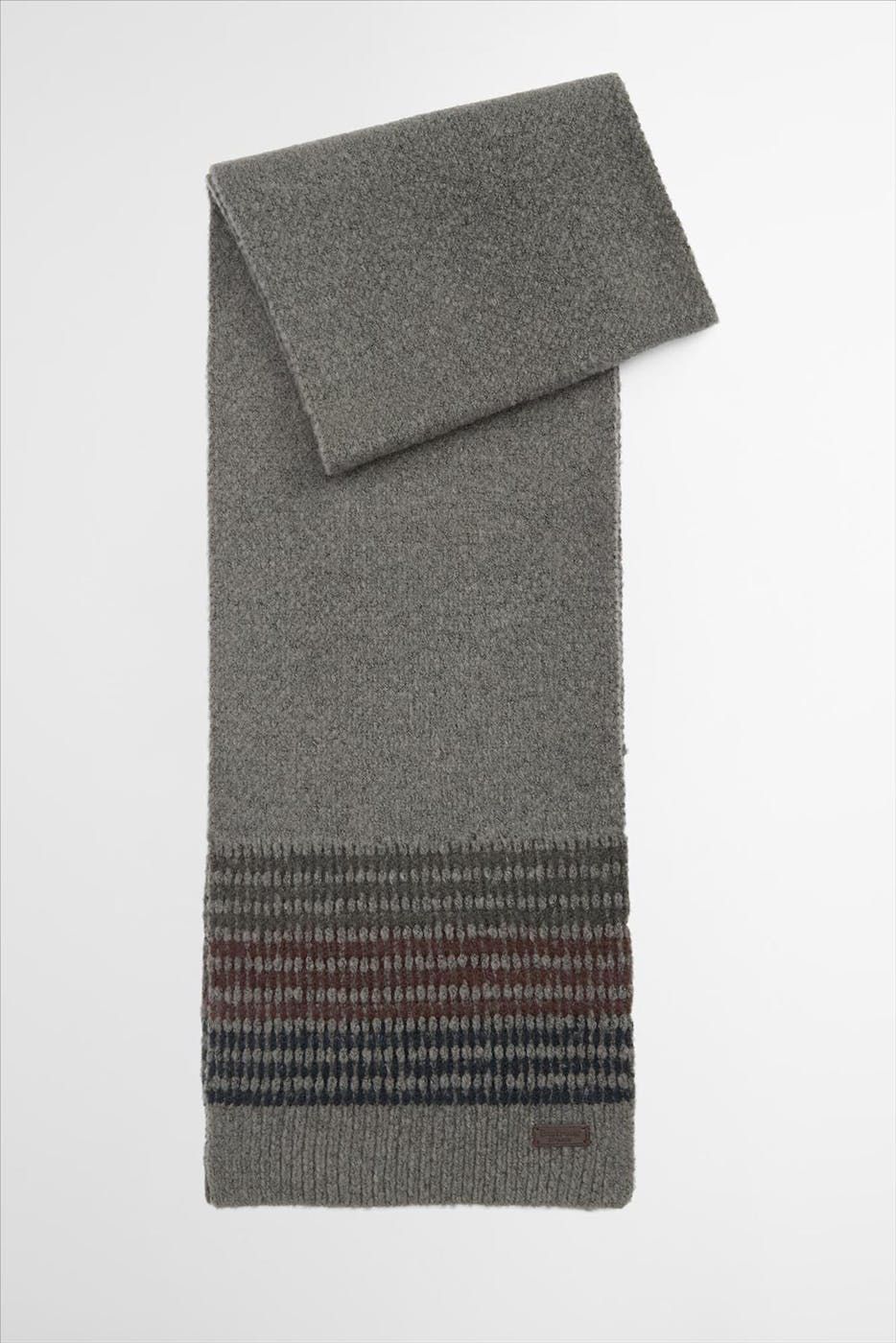 Barbour - Grijze Branton muts en sjaal gift set