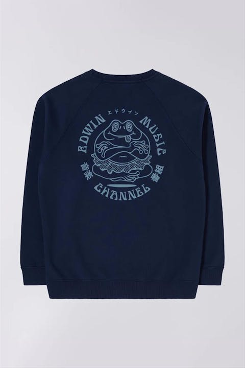 Edwin - Donkerblauwe Music Channel sweater