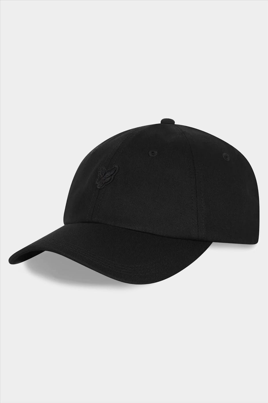 Lyle & Scott - Zwarte 2.0 Tonal Eagle Baseball pet