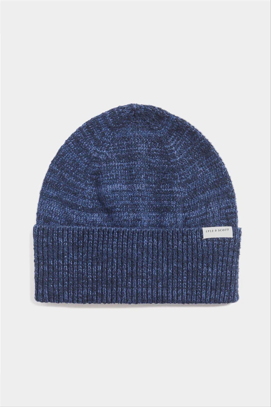 Lyle & Scott - Donkerblauwe Multi Barl muts