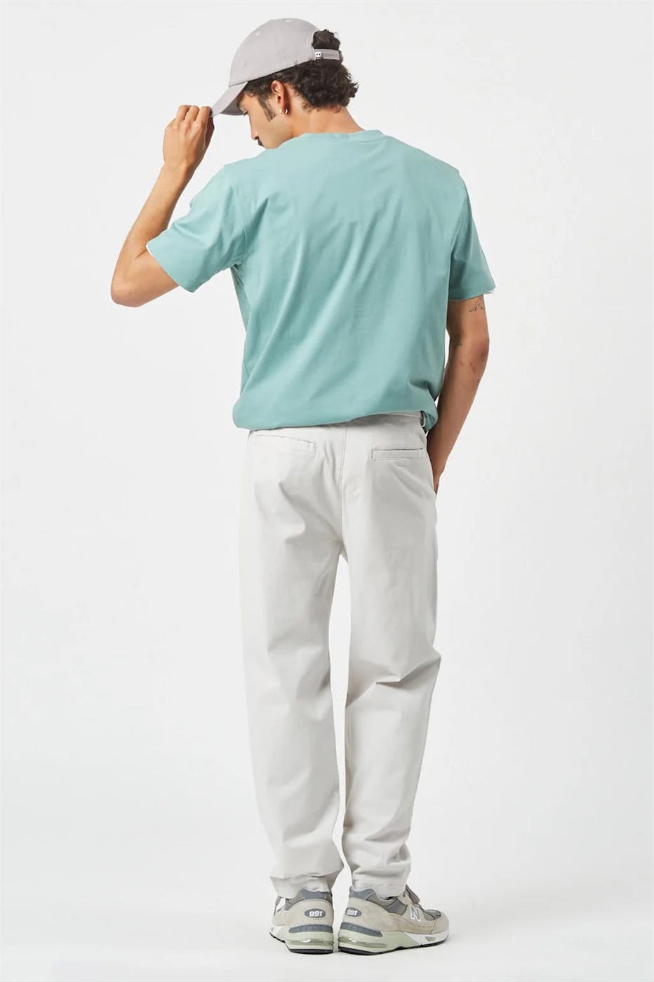 Minimum - Lichtgrijze Jalte broek