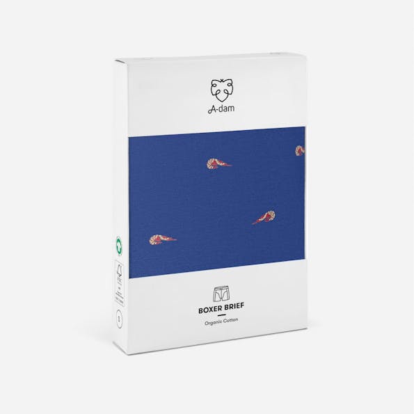 A'dam - Donkerblauwe Shrimps boxershort
