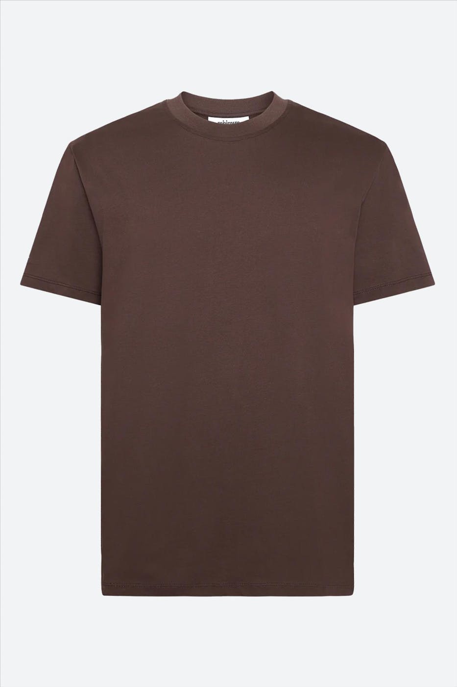 Minimum - Donkerbruine Aarhus T-shirt