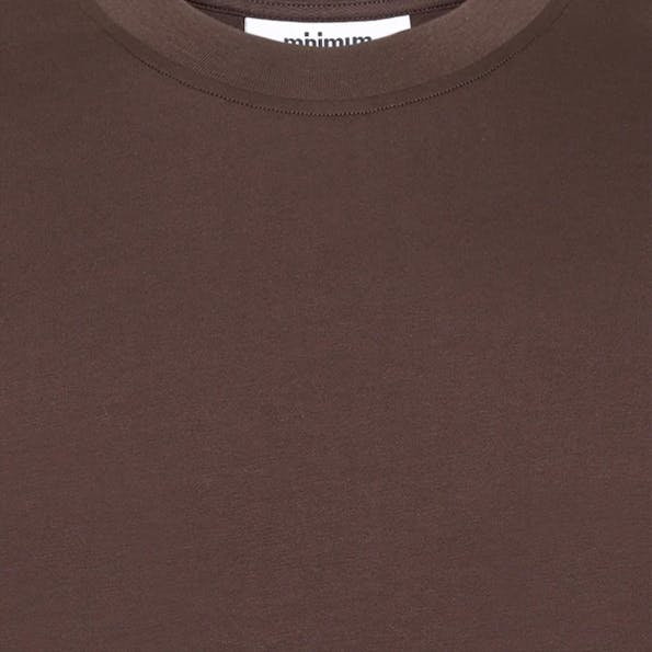Minimum - Donkerbruine Aarhus T-shirt