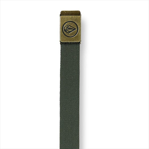 Volcom - Donkergroene Circle Web belt