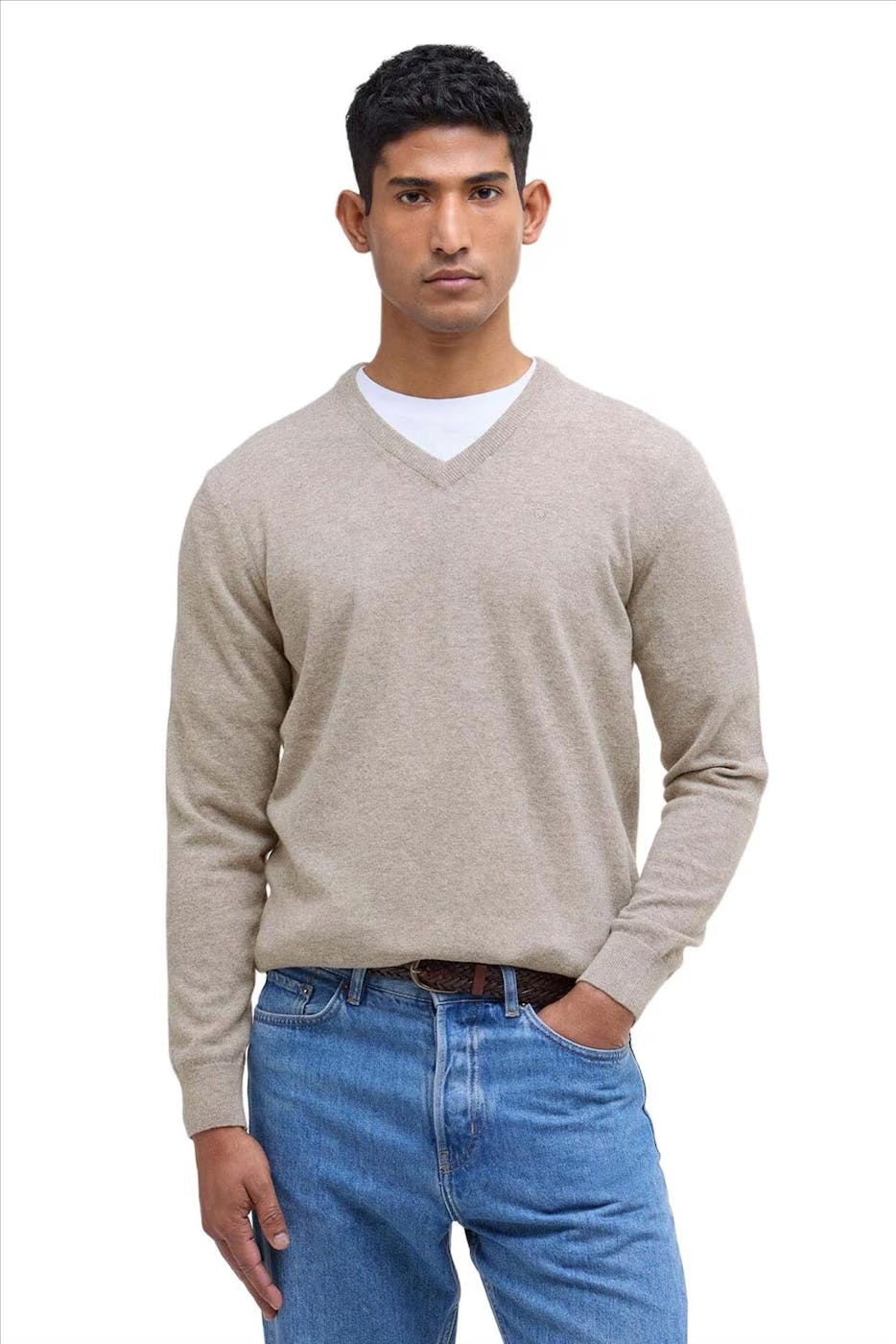 Barbour - Beige Essential trui