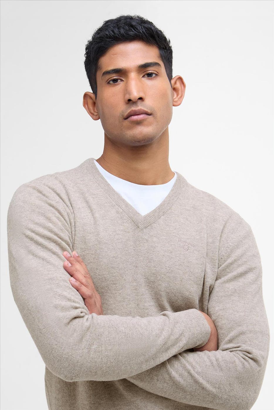 Barbour - Beige Essential trui