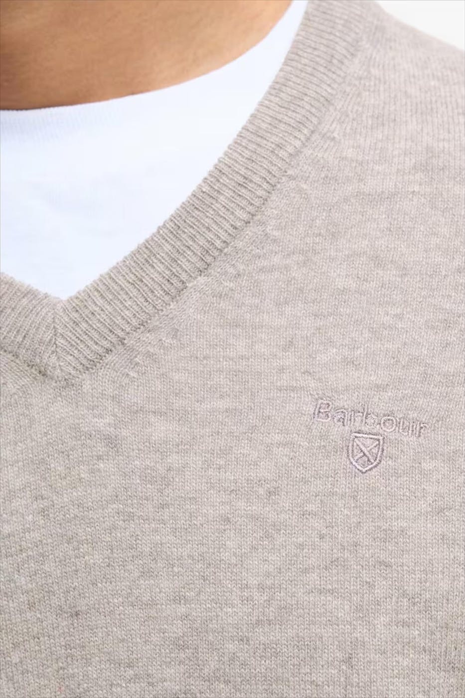 Barbour - Beige Essential trui