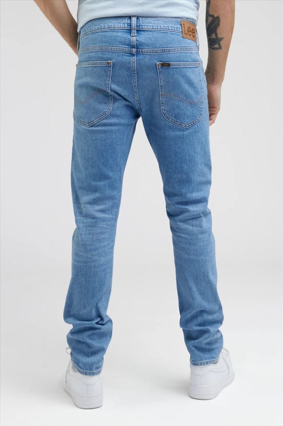 Lee - Blauwe Luke Slim Tapered jeans