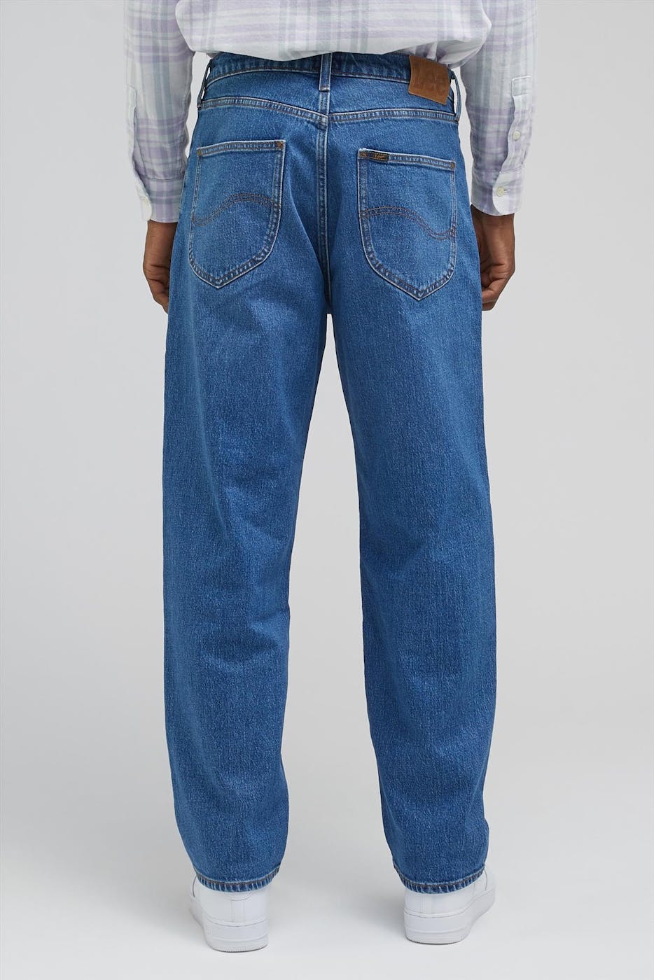 Lee - Indigoblauwe Asher Loose Straight jeans