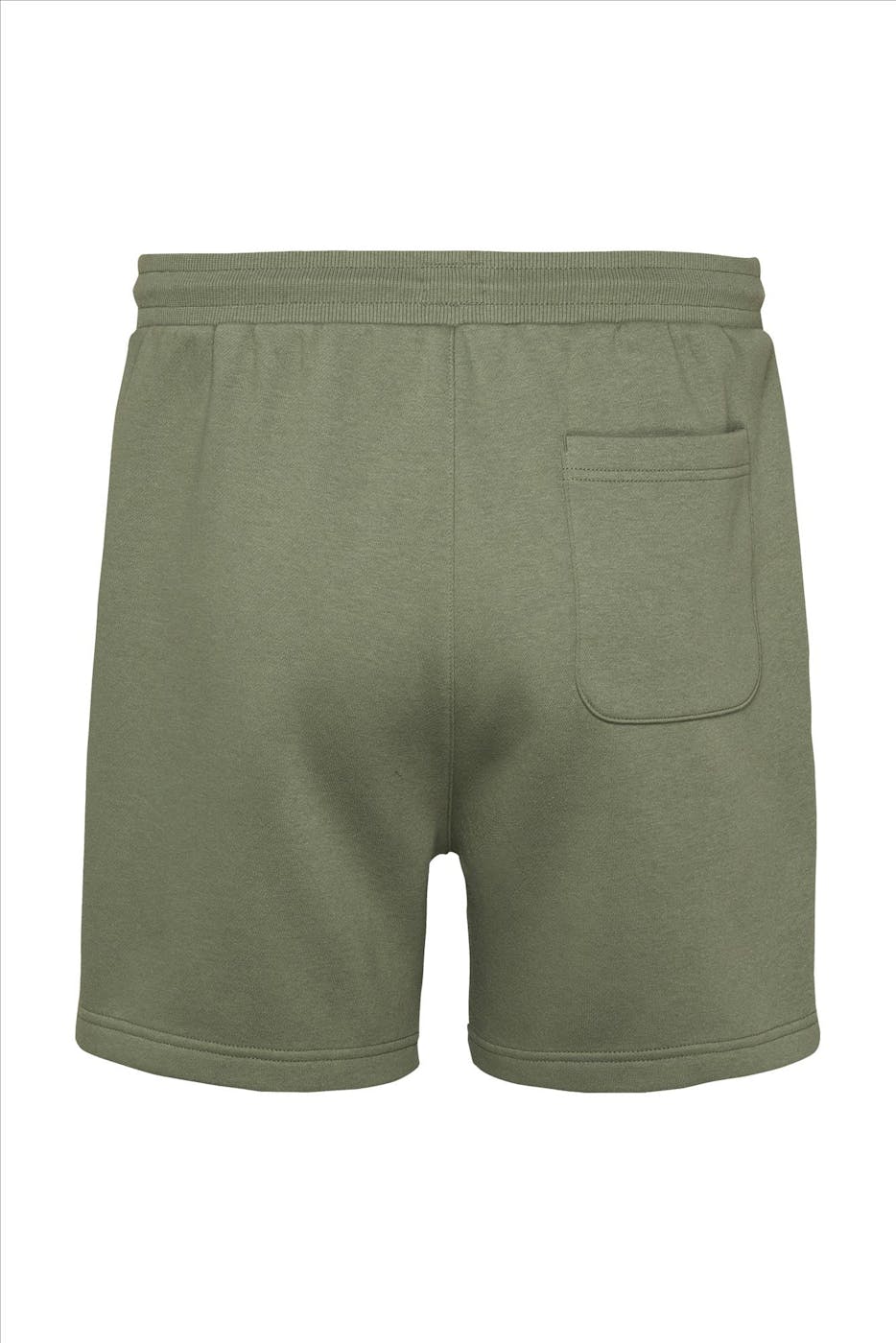 Tommy Jeans - Olijfgroene Flag Beach sweatshort
