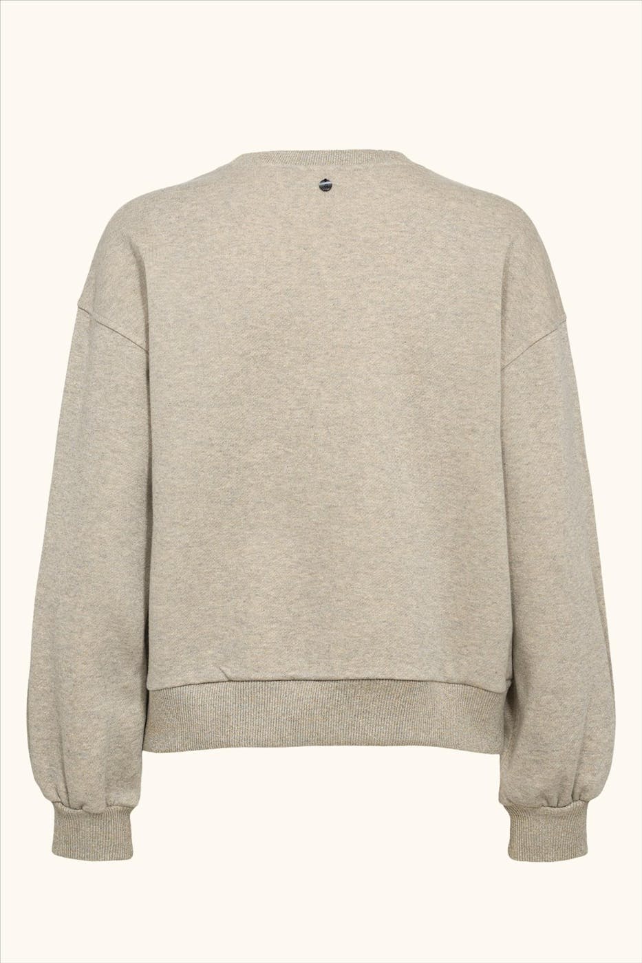 Nümph - Lichtgrijs-Gouden Calli sweater