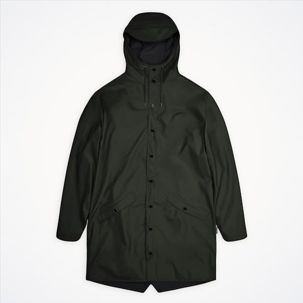 RAINS - Zwarte Long Jacket regenjas