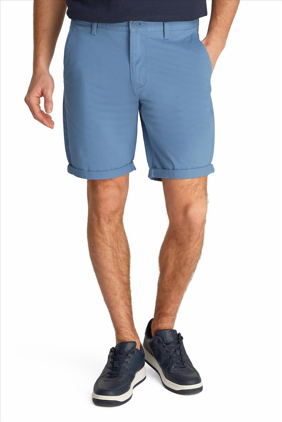 Tommy Jeans - Lichtblauwe Scanton slim chino short