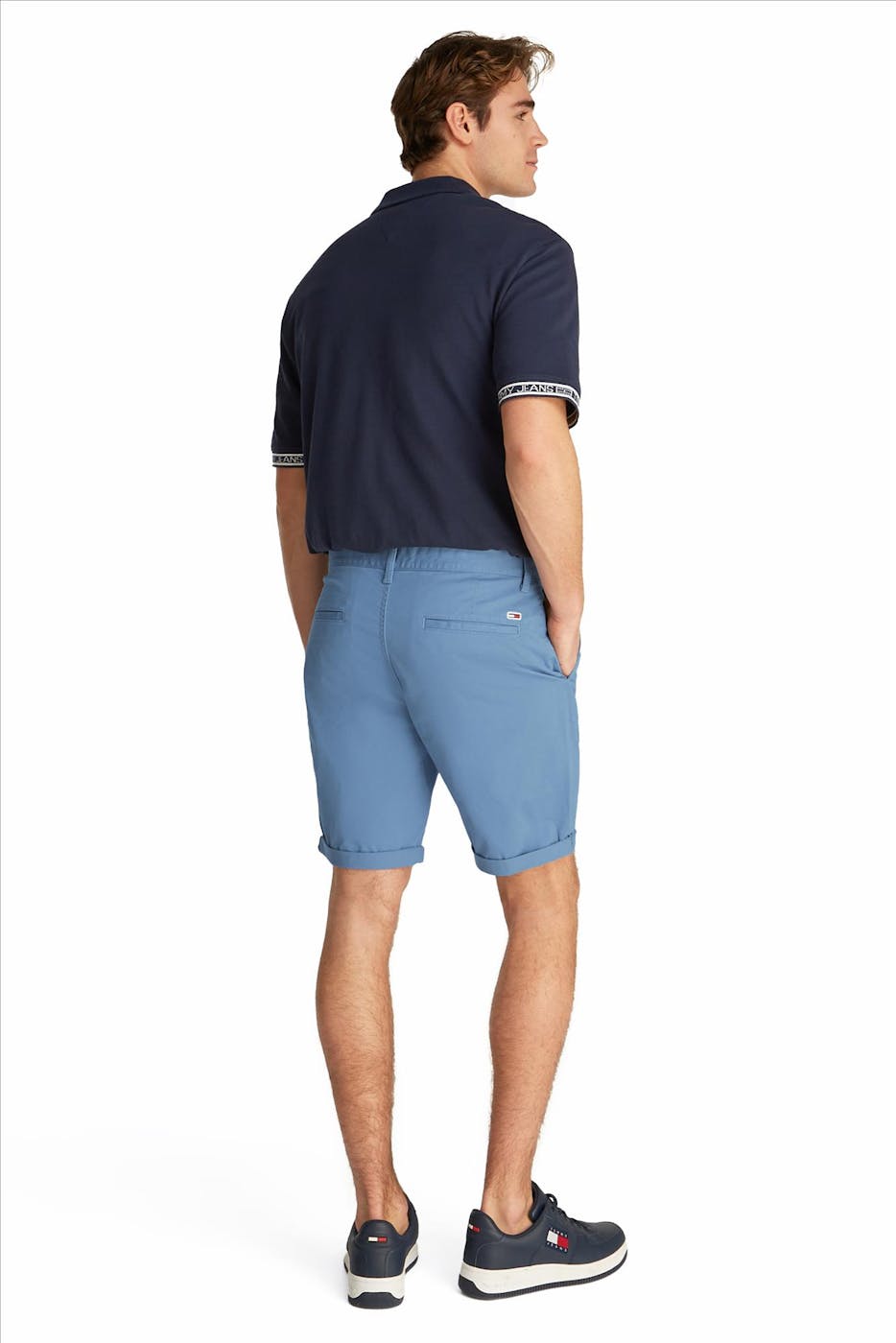 Tommy Jeans - Lichtblauwe Scanton slim chino short