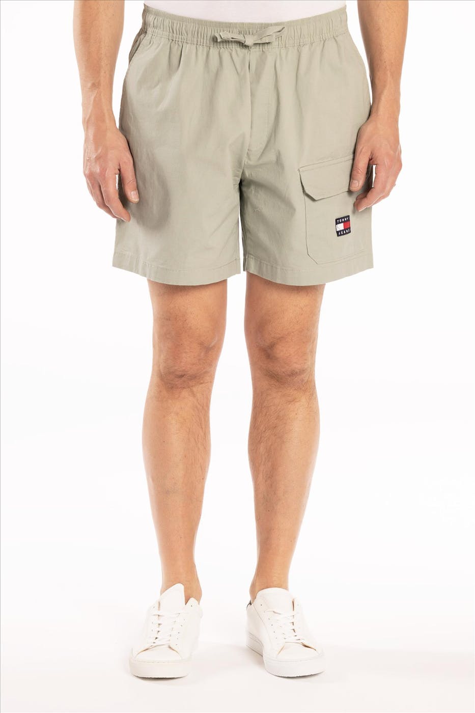 Tommy Jeans - Lichtgroene Pocket Beach short