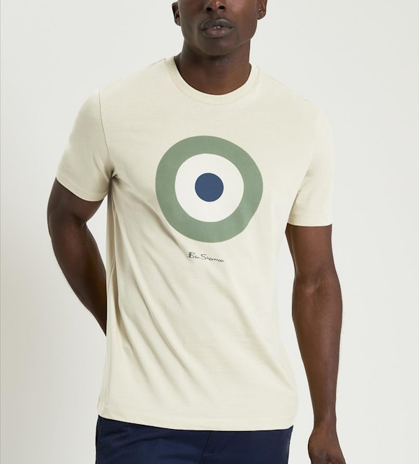 Ben Sherman - Ecru Signature Target t-shirt
