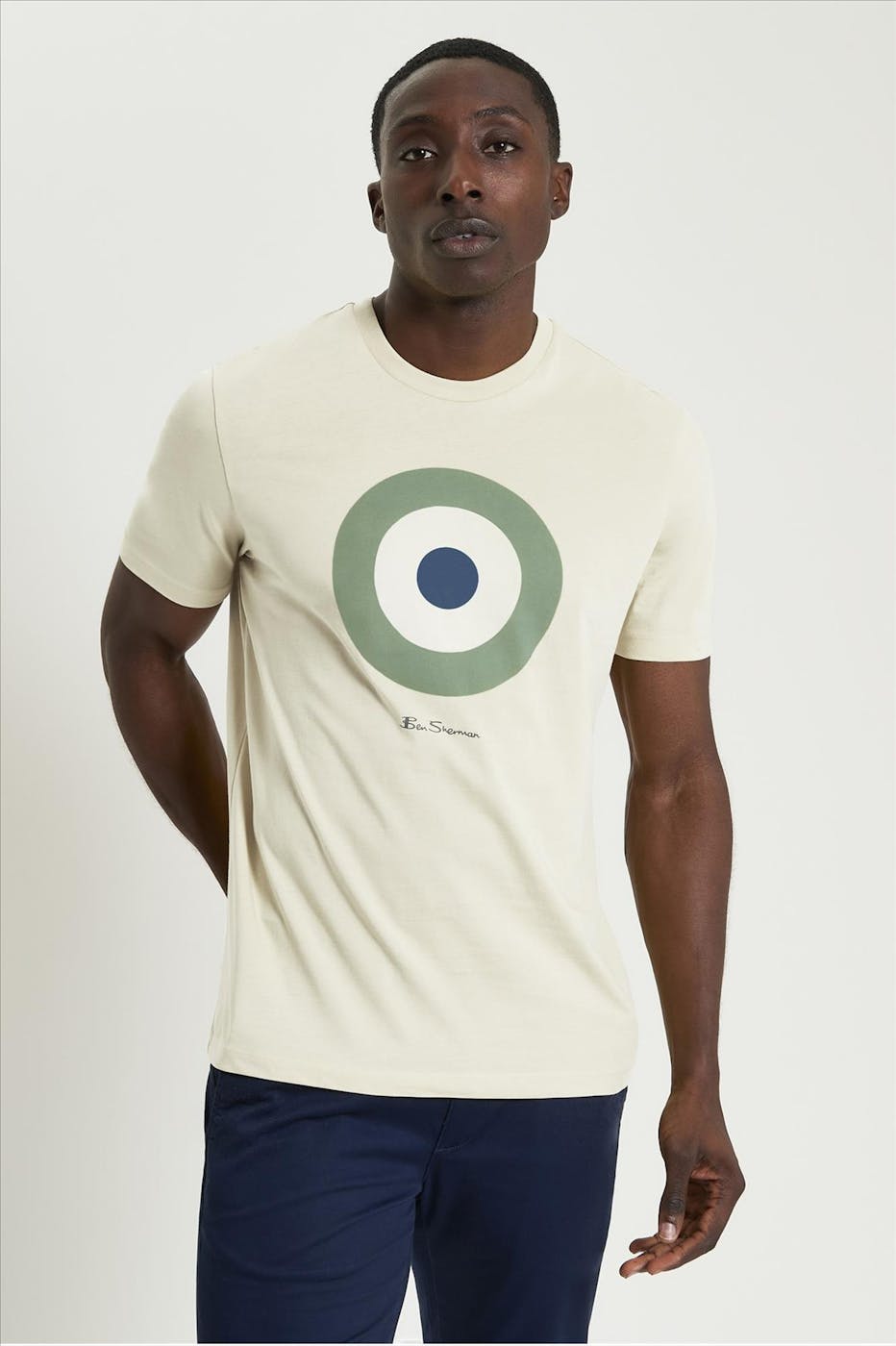 Ben Sherman - Ecru Signature Target t-shirt