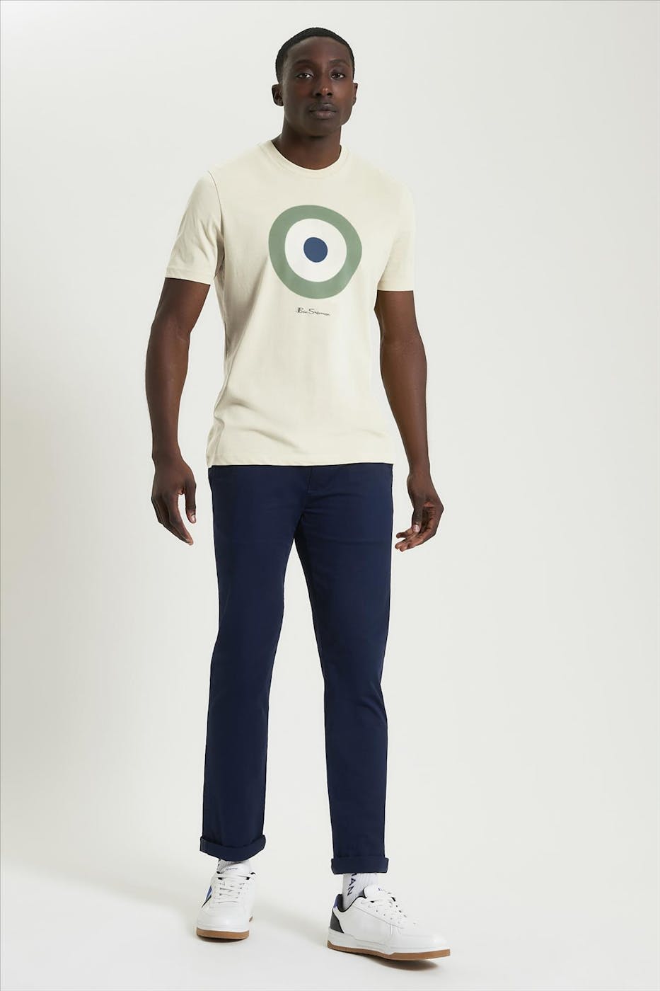 Ben Sherman - Ecru Signature Target t-shirt