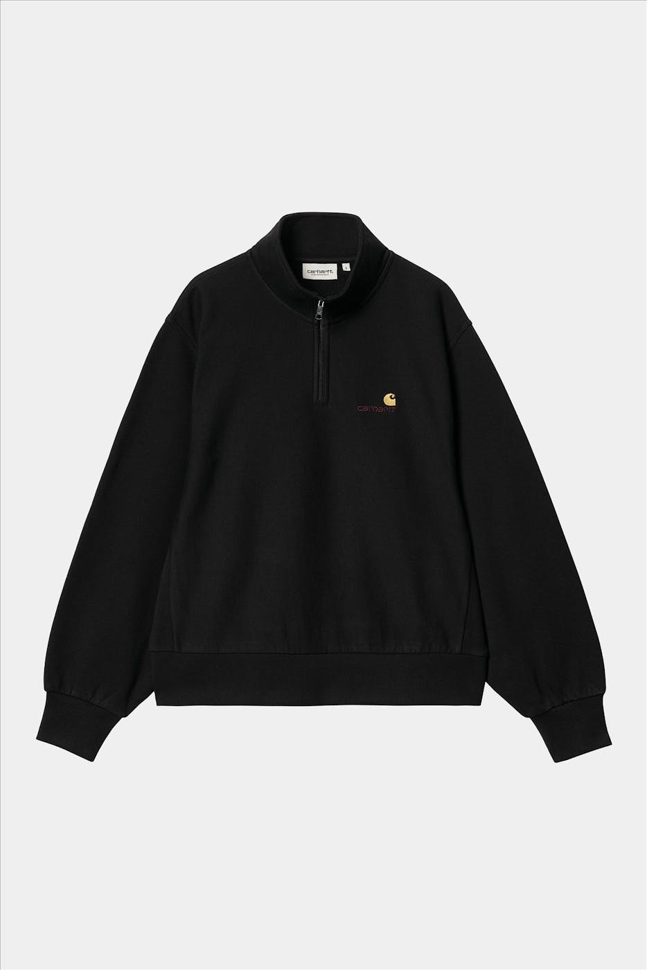 Carhartt WIP - Zwarte American Script High sweater