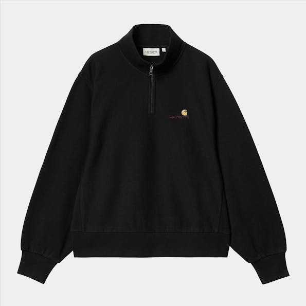 Carhartt WIP - Zwarte American Script High sweater