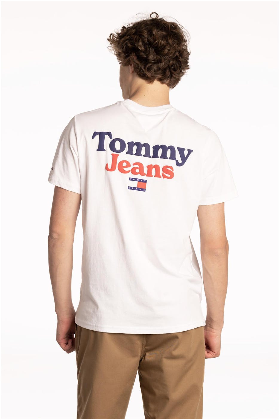 Tommy Jeans - Witte Back Graphic T-shirt