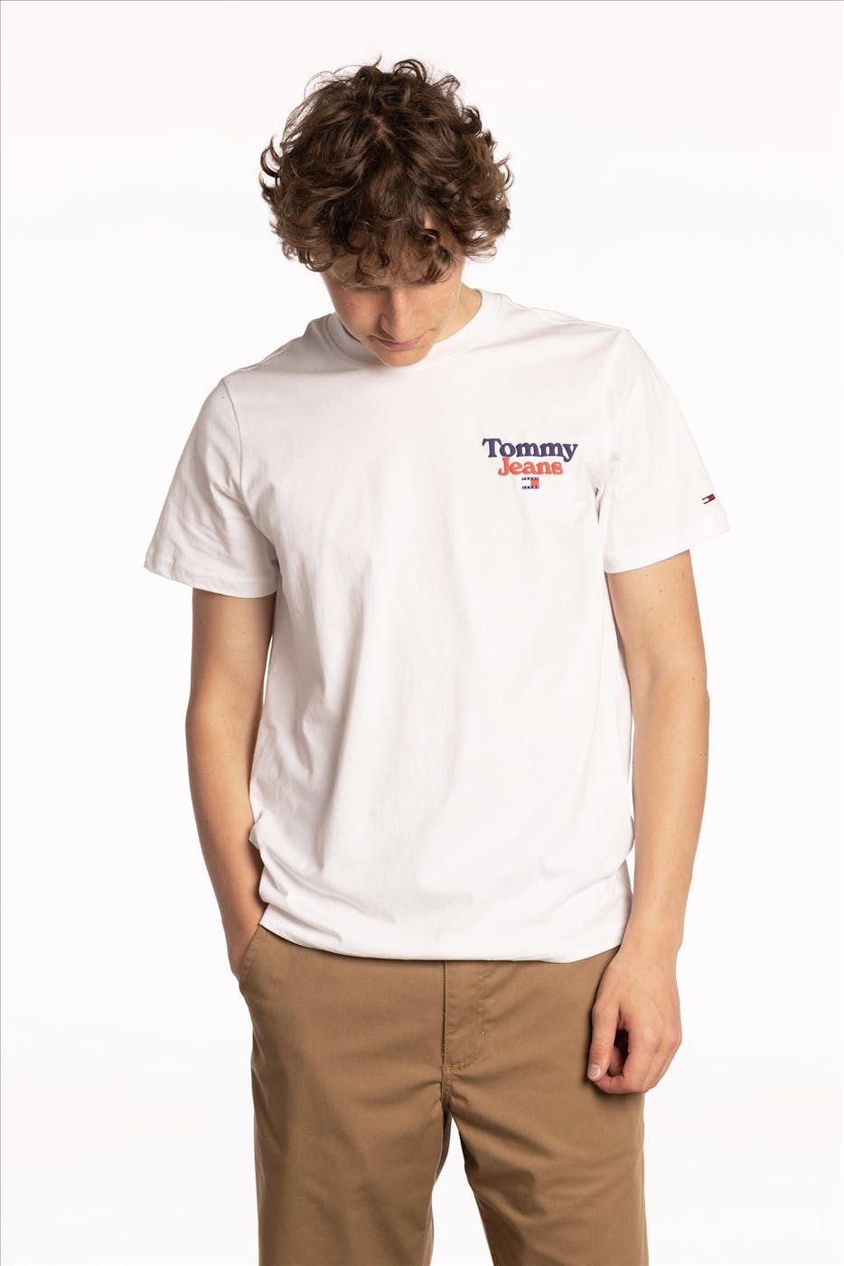 Tommy Jeans - Witte Back Graphic T-shirt