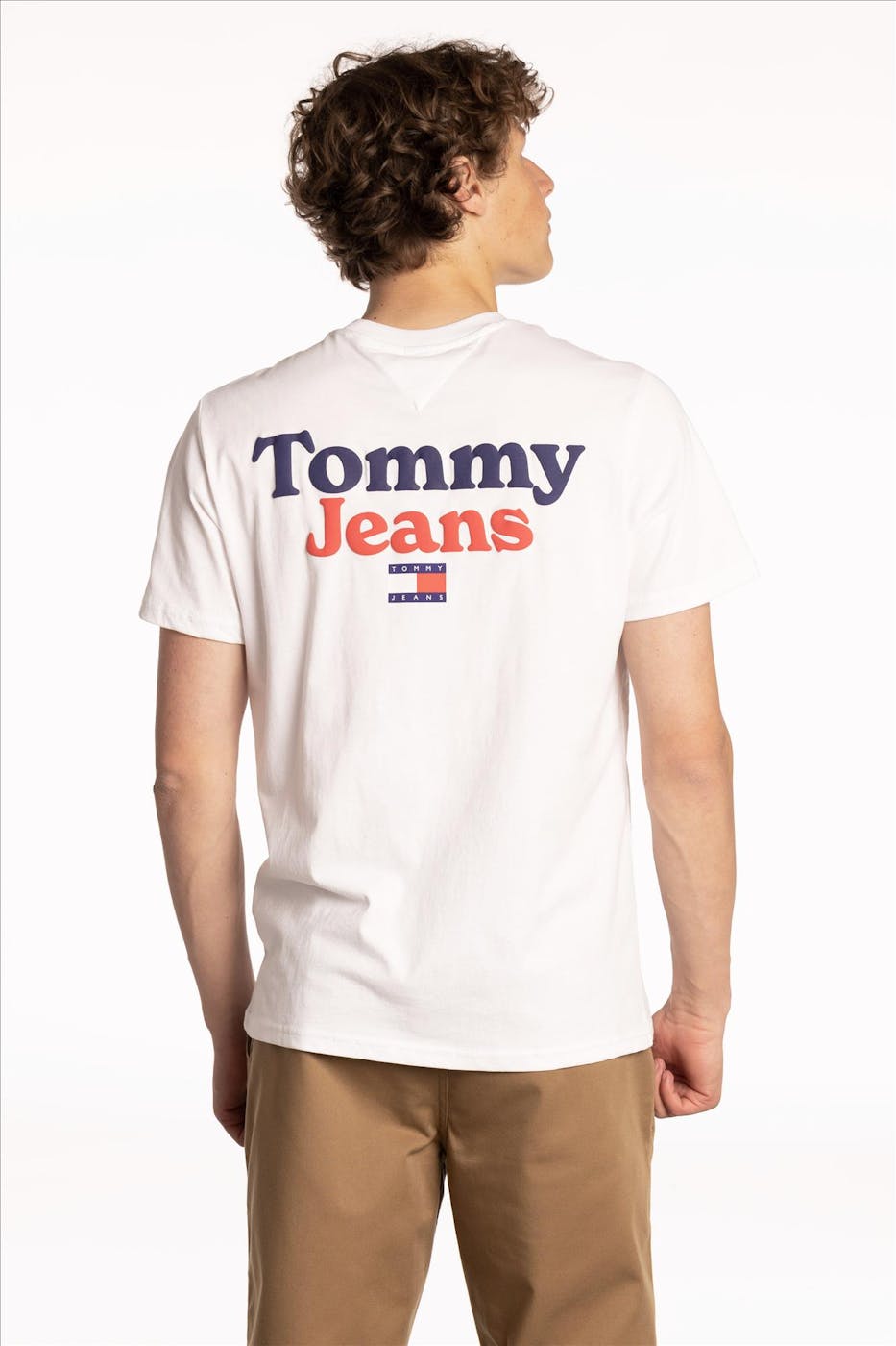 Tommy Jeans - Witte Back Graphic T-shirt