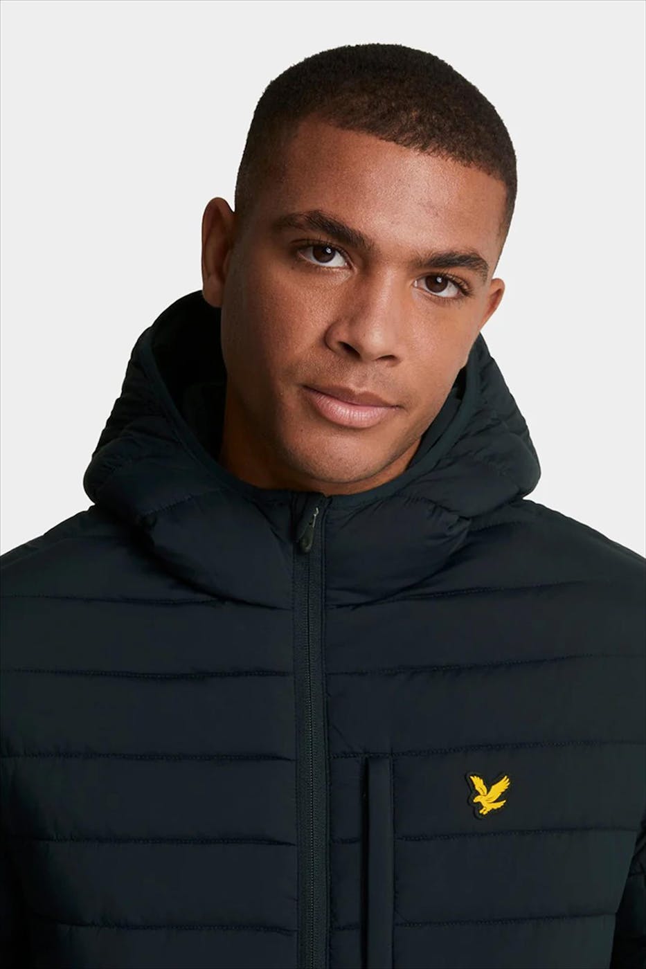 Lyle & Scott - Donkerblauwe Lightweight pufferjas
