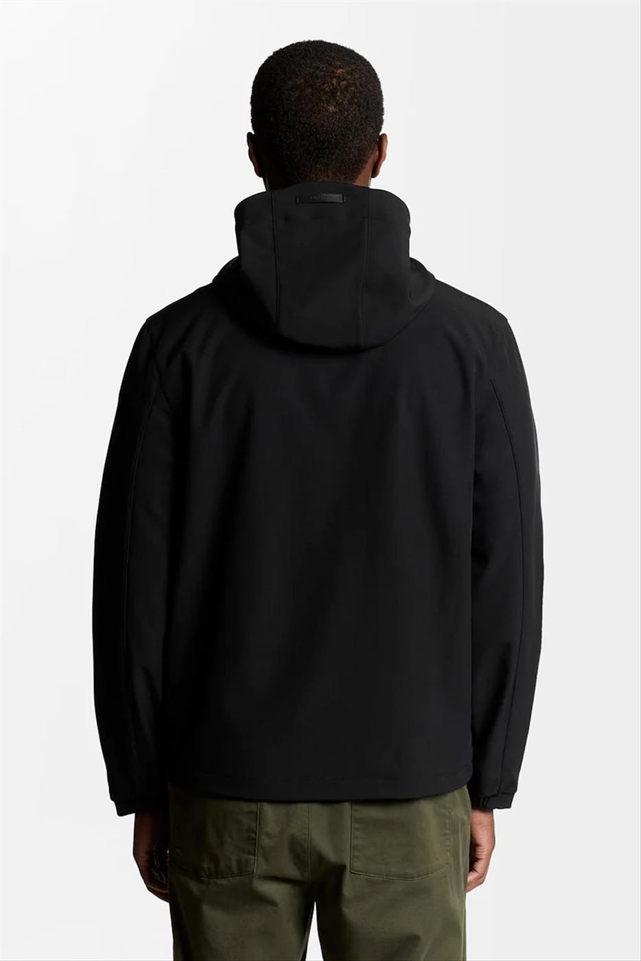 Lyle & Scott - Zwarte Tech Softshell jas