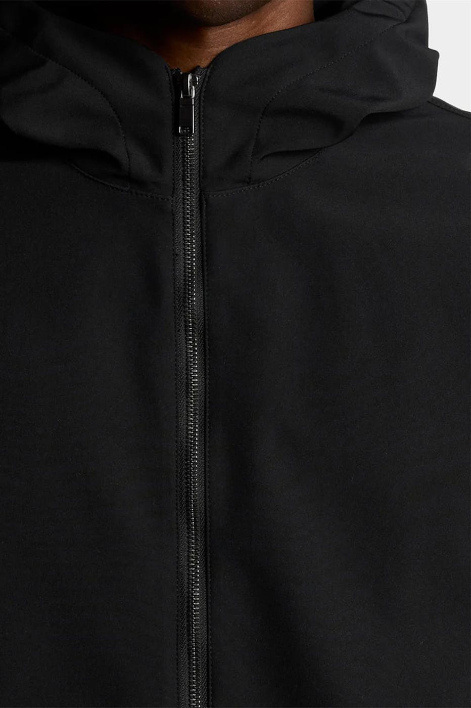 Lyle & Scott - Zwarte Tech Softshell jas