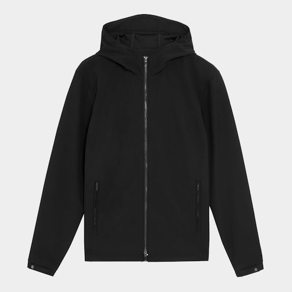 Lyle & Scott - Zwarte Tech Softshell jas