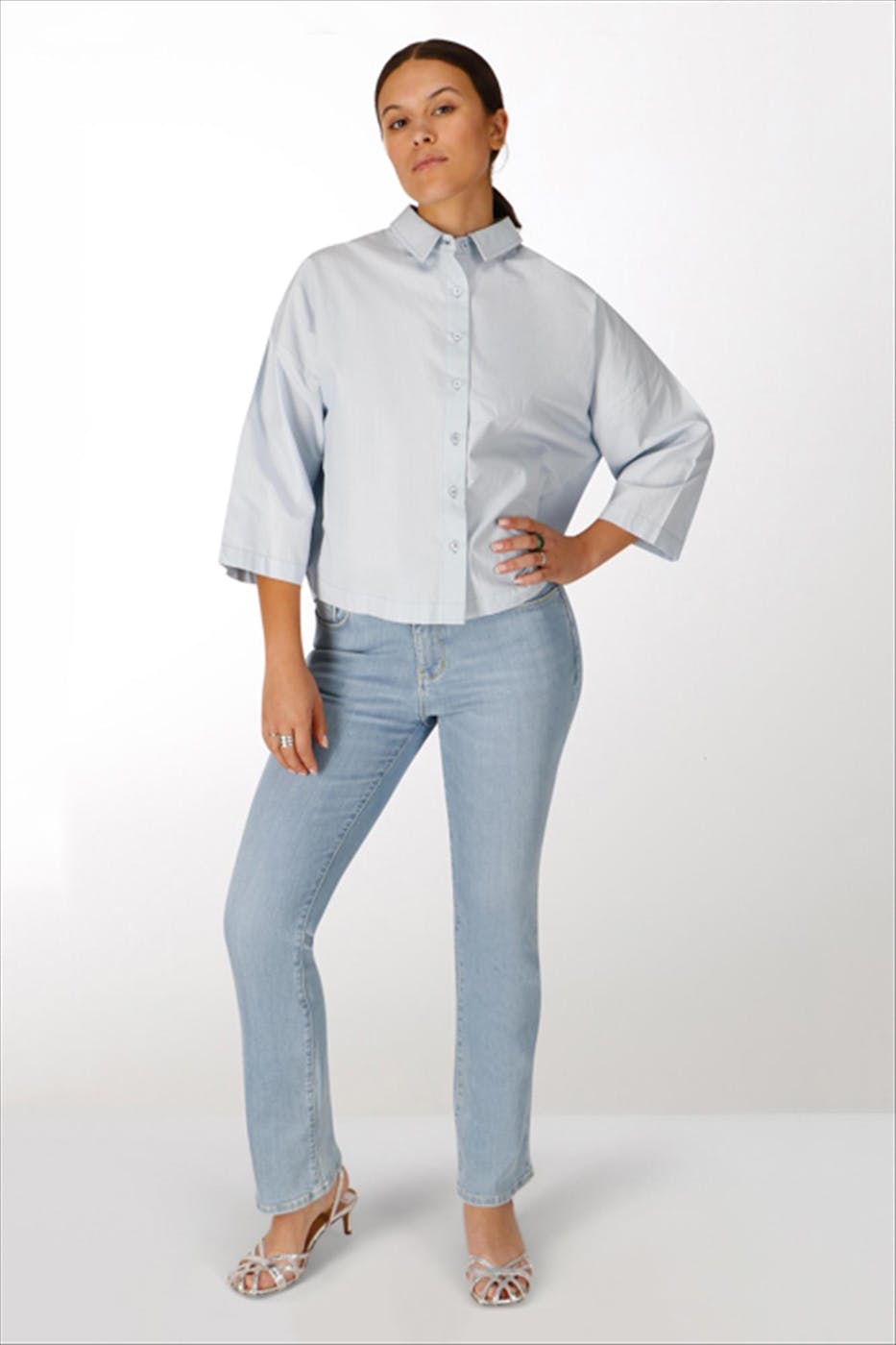 Lee Cooper - Lichtblauwe Kiki flared jeans