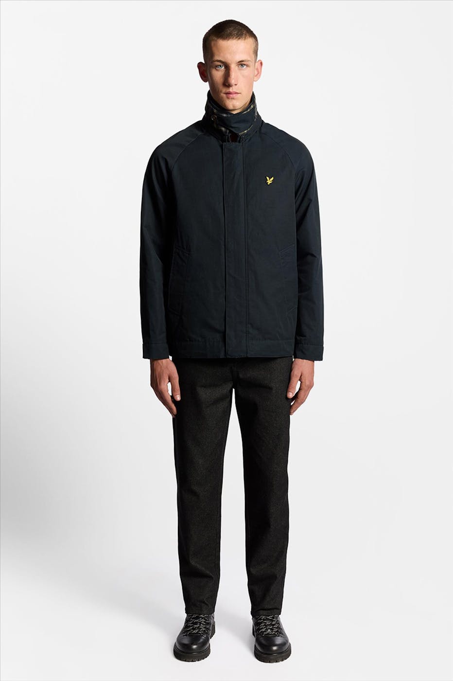 Lyle & Scott - Donkerblauwe Hunting jas