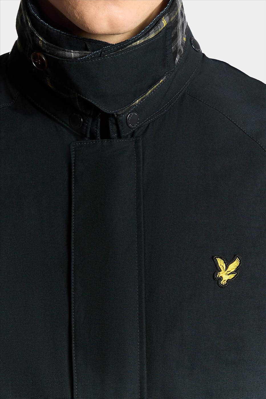 Lyle & Scott - Donkerblauwe Hunting jas