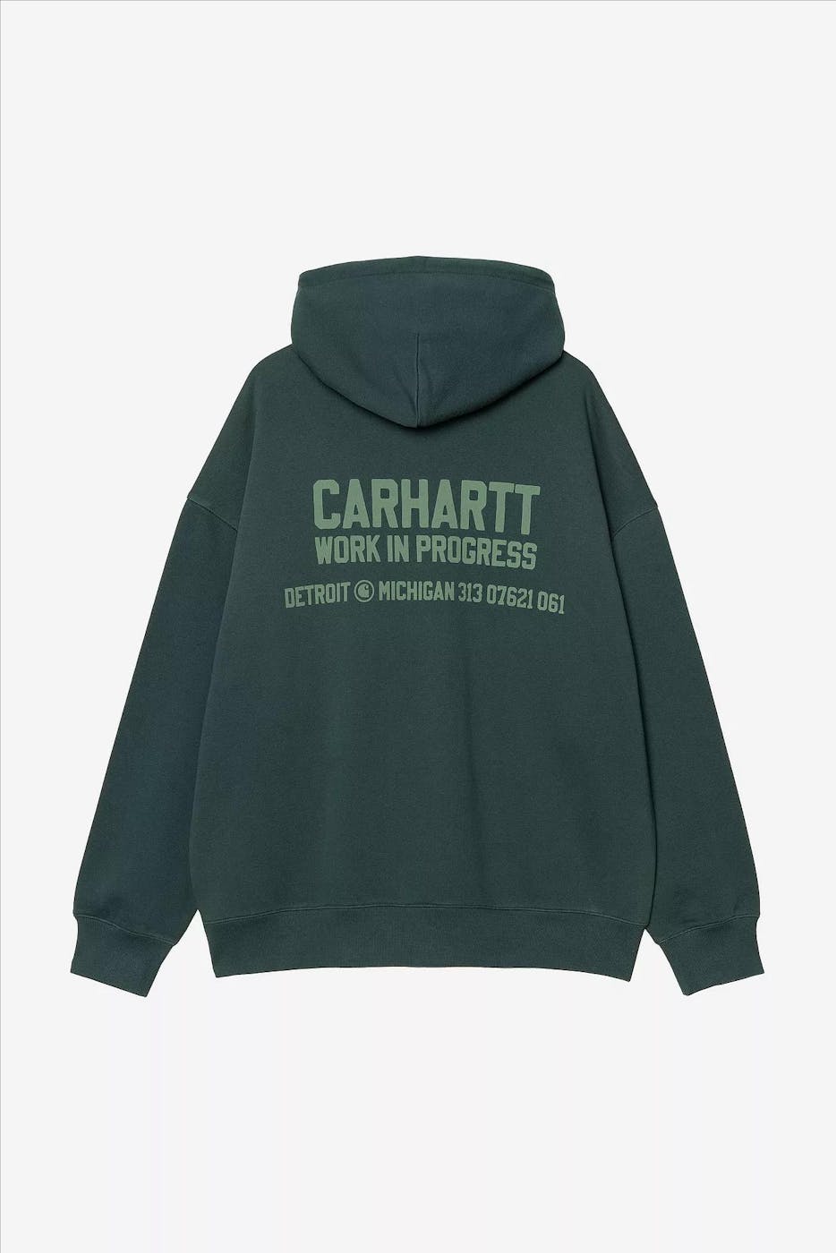 Carhartt WIP - Donkergroene Distance hoodie