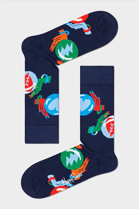 Happy Socks - Donkerblauwe Fortune Teller sokken, maat: 36-40