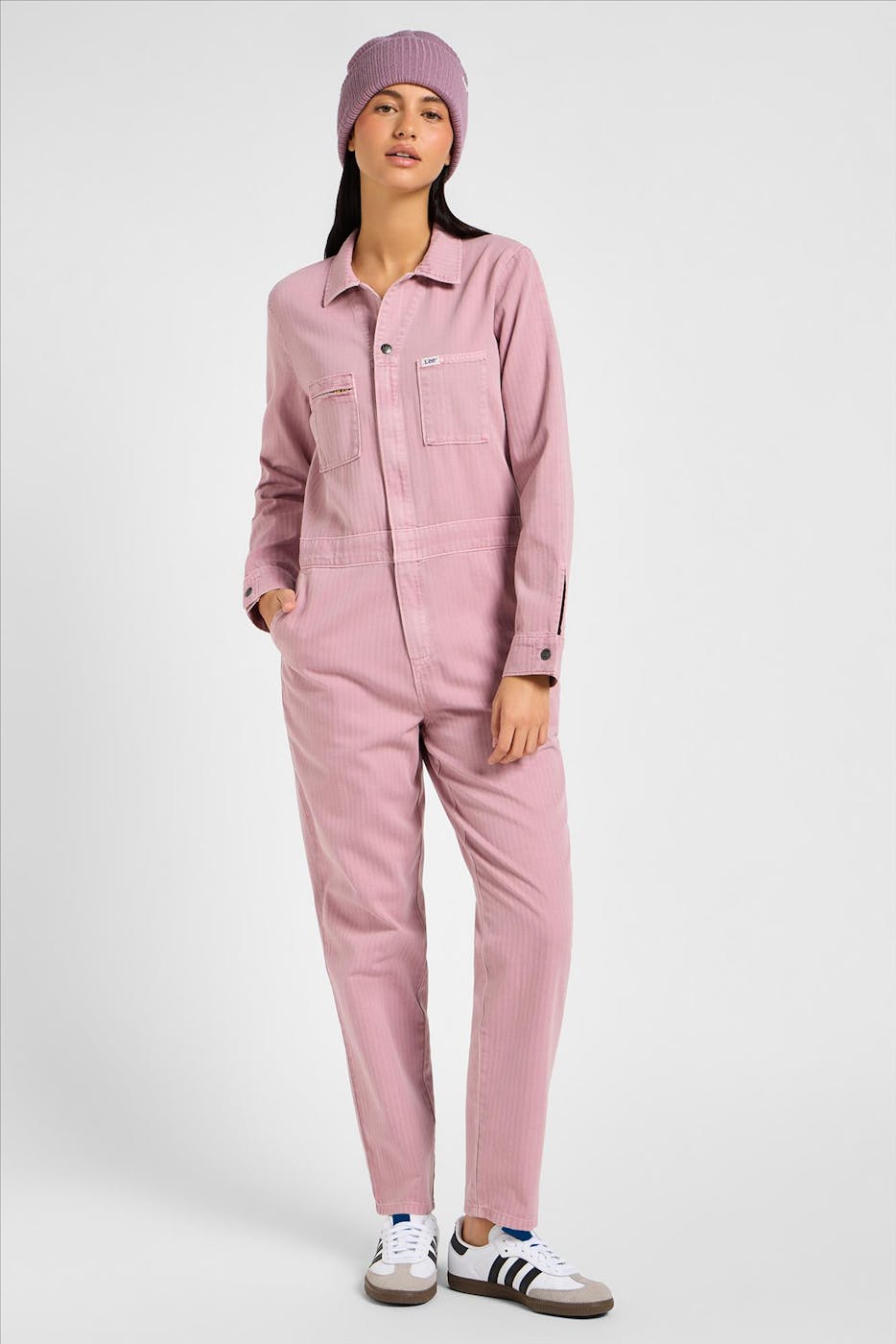 Lee - Lichtroze Unionall jumpsuit