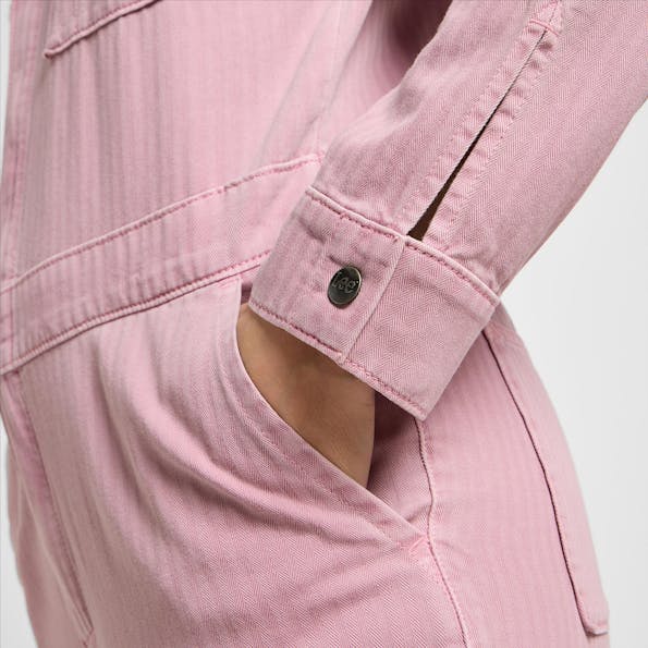 Lee - Lichtroze Unionall jumpsuit