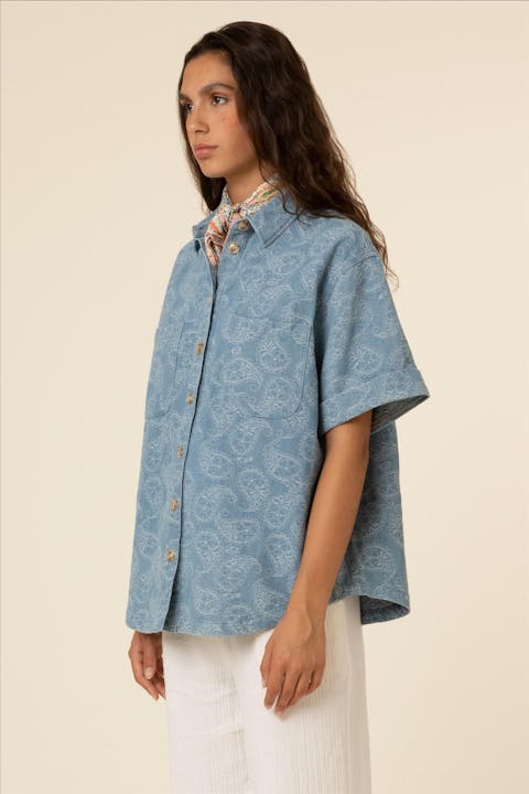 FRNCH - Lichtblauwe Jody blouse