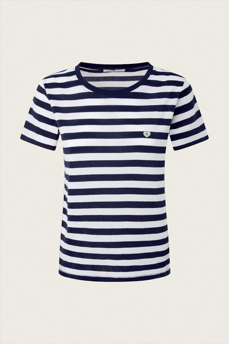 Pepe Jeans London - Donkerblauw-Witte Jinx T-shirt