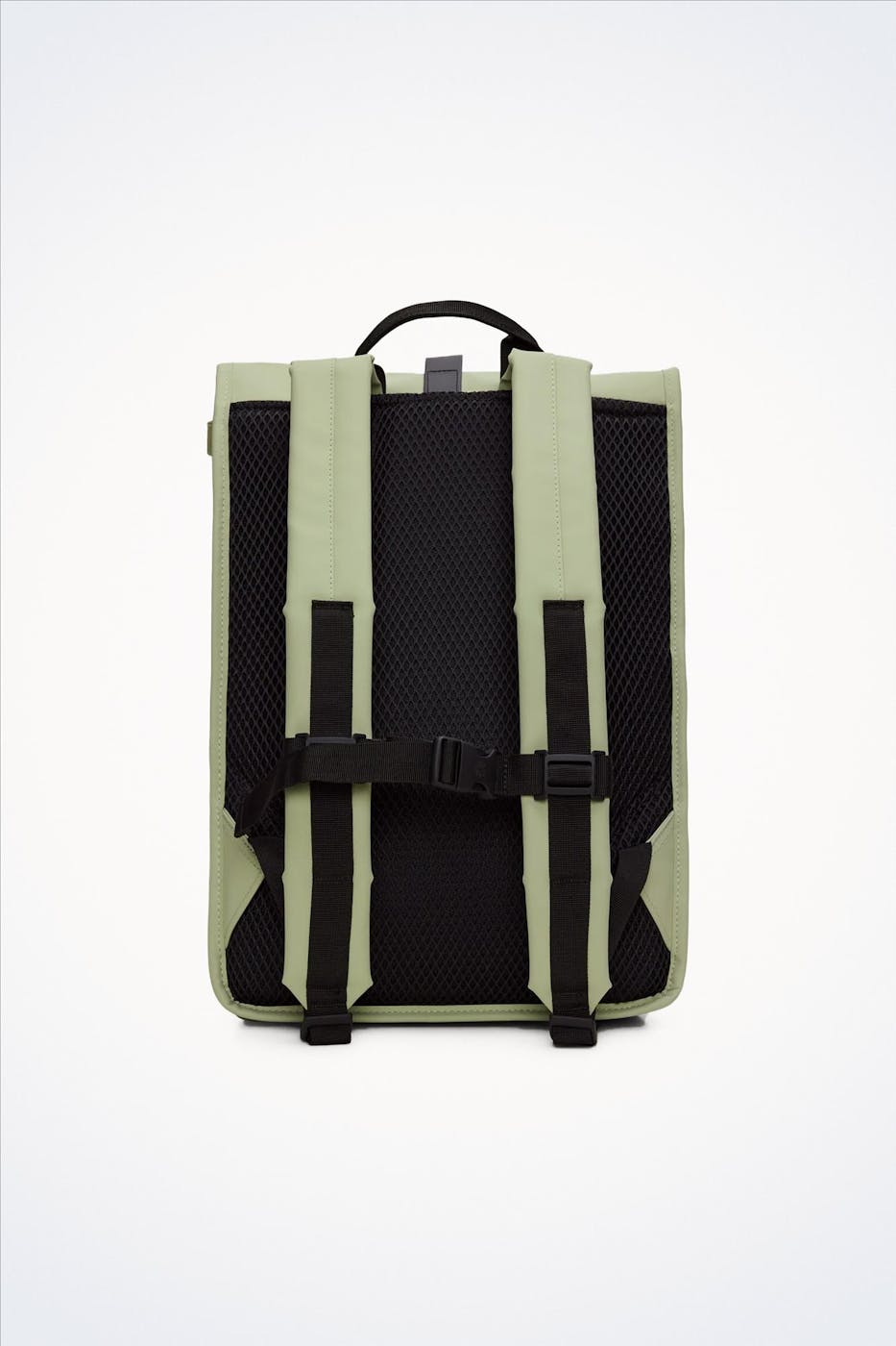 RAINS - Mintgroene Rolltop rugzak